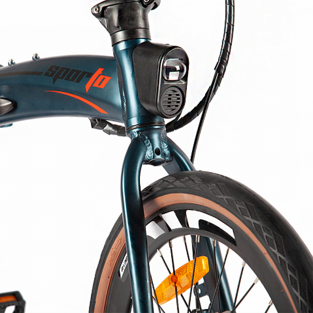 Велогибрид Sporto синий 7