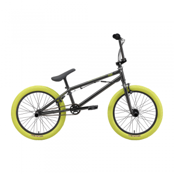 Велосипед BMX Stark Madness 3 2024 черно-зеленый