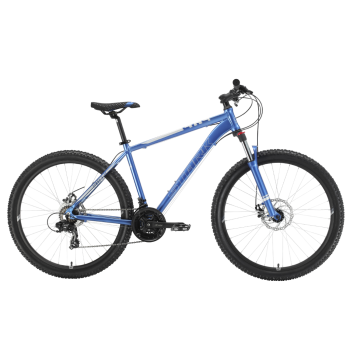 Велосипед Stark'22 Hunter 27.2 D синий/никель 18"