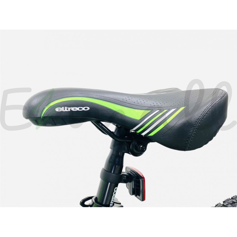 Электровелосипед велогибрид Eltreco XT 600 D (черно-зеленый) 18