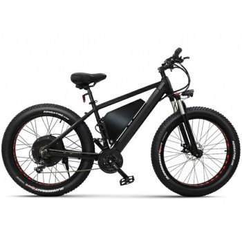 Электровелосипед электрофэтбайк R-2000 черный